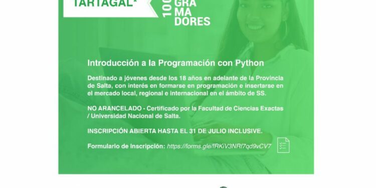 En Tartagal se abrieron las inscripciones para los cursos de programación hasta el 31 de Julio