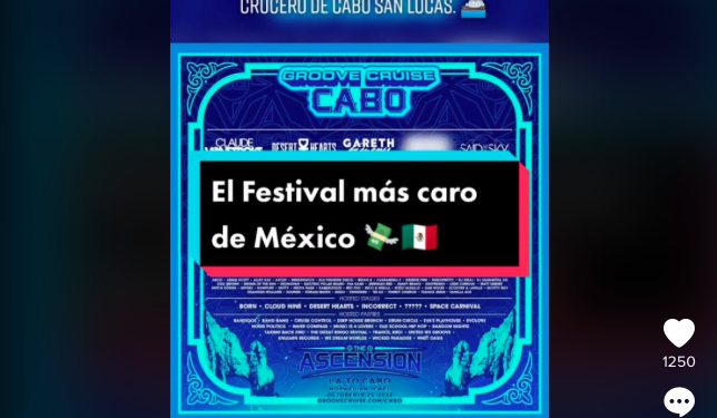 Este es el festival musical más caro de México; en un crucero