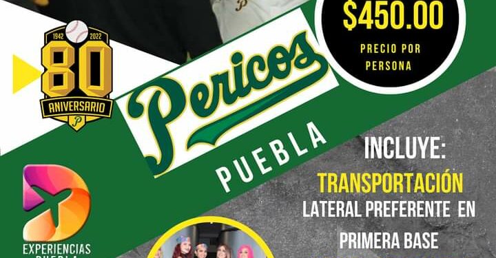 Los Pericos del Puebla te invitan a presenciar sus juegos