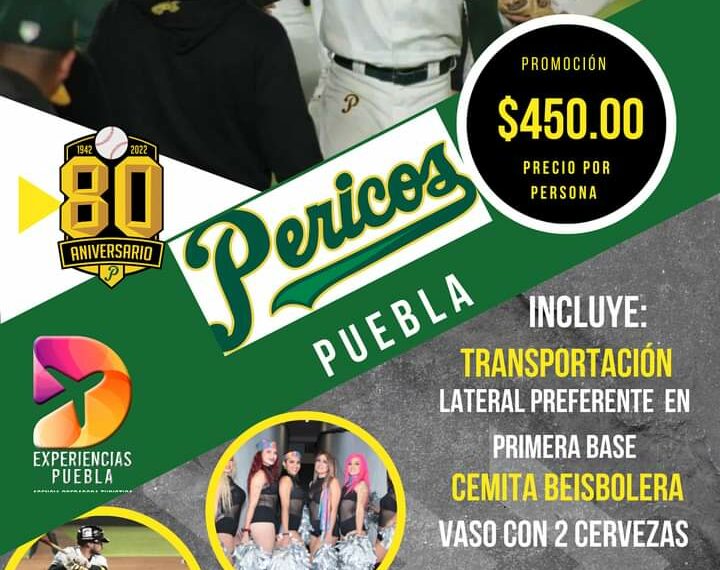 Los Pericos del Puebla te invitan a presenciar sus juegos