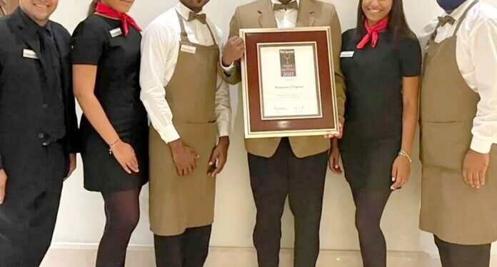 Filigrana Restaurante del Catalonia Santo Domingo premiado nuevamente en los Wine Spectator Awards 2022 • Online Plus