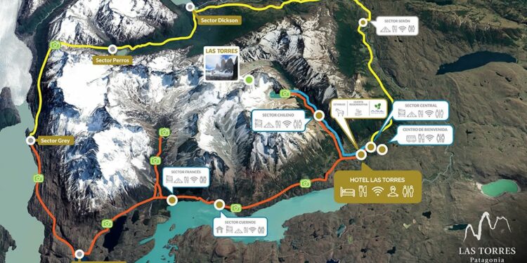 Mapa oficial de Fantastico Sur