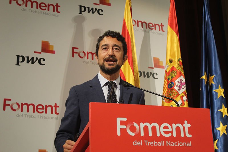 El presidente del puerto de Barcelona, Damià Calvet