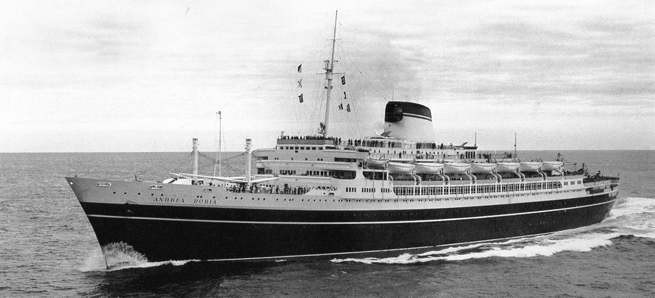 El orgulloso transatlántico de lujo Andrea Doria