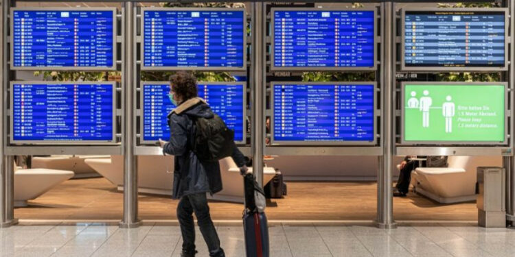 Los viajes internacionales aumentaron considerablemente en mayo