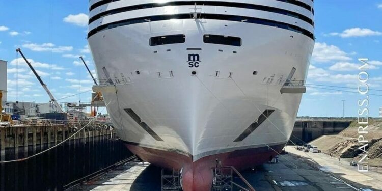 MSC World Europa, primera mirada en directo al primer barco de la clase "World" de MSC Cruceros