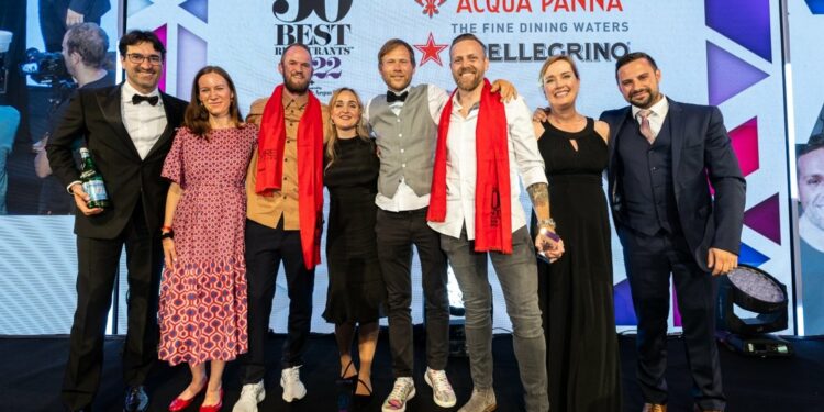 Rasmus Kofoed y otros ganadores de The World's 50 Best Restaurants 2022