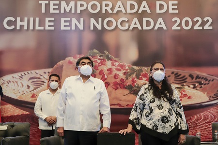 Con la temporada de Chiles en Nogada, el Gobierno Estatal preserva las tradiciones que dan identidad a Puebla