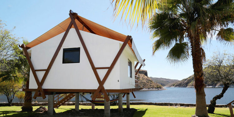 Isla Tzibanza tiene más de 11 cabañas de lujo. (Foto: Sectur)