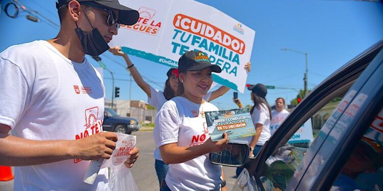Realizan campaña preventiva de accidentes “No te la Juegues”