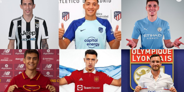 Jugadores de la Albiceleste con nuevo equipo