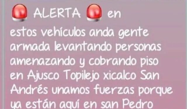 Señoras padecieron entre rezos el terror por “levantón” de los Chapitos en Tlalpan