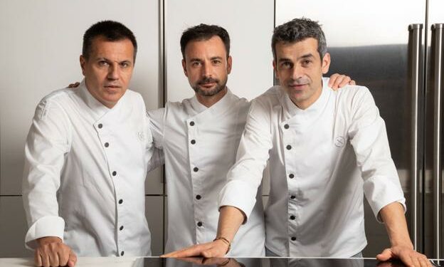 Oriol Castro, Mateu Casañas y Eduard Xatruch, del restaurante Disfrutar. /LP