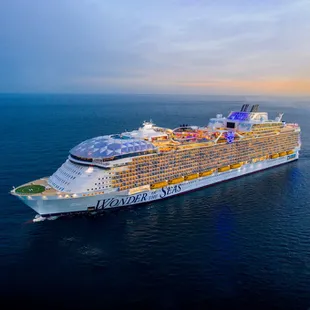Los cruceros realizan viajes por largos tramos Fuente: Twitter Royal Caribbean