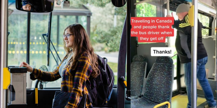 Video viral: pasajeros agradecen a conductor de bus al terminar sus viajes y sorprenden en TikTok | Canadá | nnda nnrt | VIRALES
