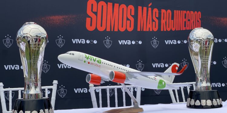 Viva Aerobus será patrocinador del Club Atlas FC, así mismo será la la encargada del transporte del equipo