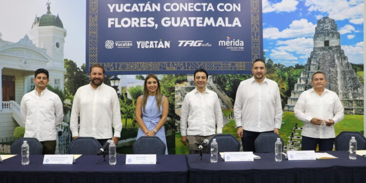 Destinos emblemáticos del Mundo Maya se unirán a la nueva ruta aérea de TAG Airlines entre Mérida, Yucatán y Flores en Guatemala