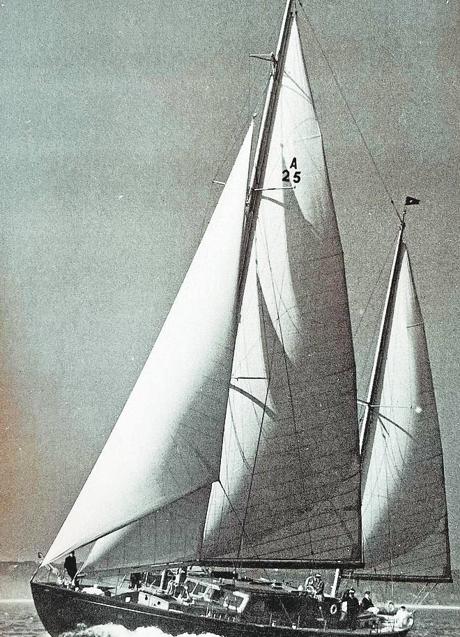 Imagen cedida de la histórica embarcación, construida en el año 1938. 