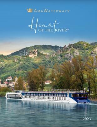 AmaWaterways presenta su folleto de cruceros fluviales 2023 "Heart of the River"