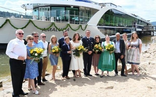Amawaterways bautiza en Rüdesheim su 26° crucero fluvial