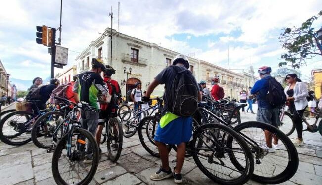 Anuncian primer conteo de ciclistas en la ciudad de Oaxaca y municipios conurbados; buscan definir perfil