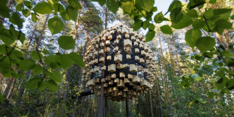 Así son los espectaculares hoteles estilo 'casa del árbol' en Escandinavia