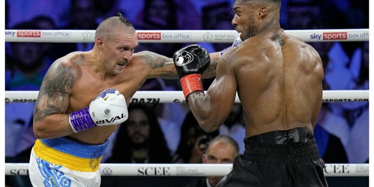 Boxeo: Usyk gana otra vez la partida a Joshua y sigue siendo el rey del peso pesado