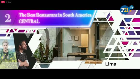 Central es el segundo mejor restaurante del mundo