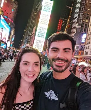 La pareja de británicos viajó de costa a costa por Estados Unidos