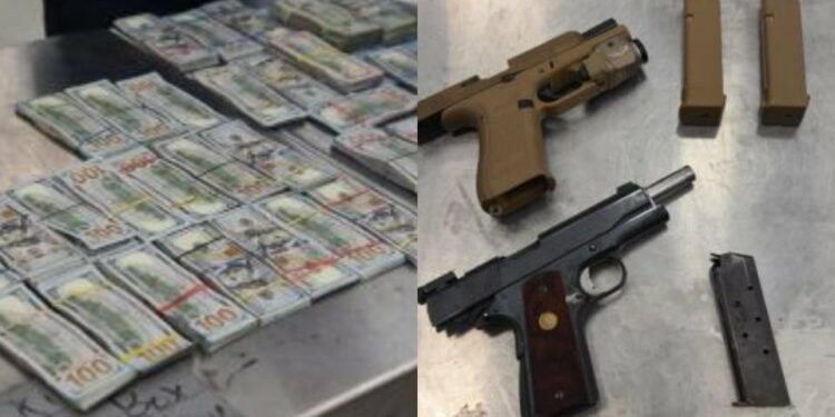 Detienen en EU a hija de alcalde michoacano con efectivo y armas
