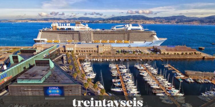 El crucero 'Anthem of the Seas' trae este martes a Vigo a 6.000 personas