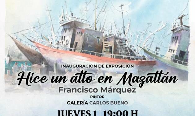 Francisco Márquez presentará la exposición de acuarela ‘Hice un alto en Mazatlán’