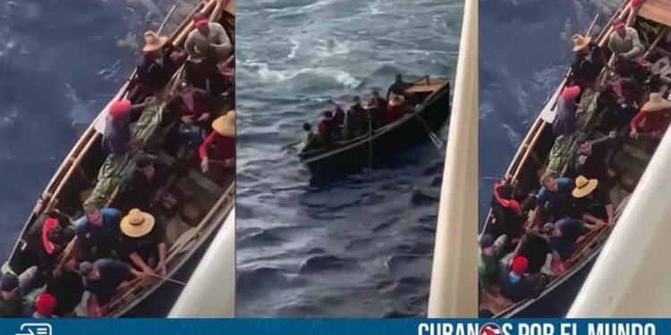 Un grupo de balseros cubanos fue rescatado en por un crucero Carnival (+ VIDEO)