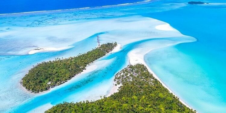 Vista Aérea de las Islas Cook