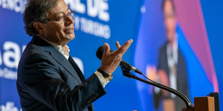 El presidente de Coolombia, Gustavo Petro, encabezó el 26º Congreso Nacional de la Asociación Nacional de Agencias de Viaje y Turismo (Anato) realizado este jueves 25 de agosto.
FOTO: Presidencia de la República