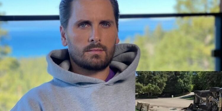 Sufre de aparatoso accidente Scott Disick, en Calabasas, California