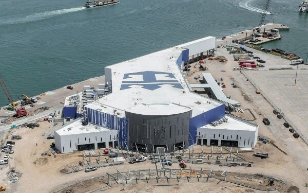 Video: Nueva terminal de cruceros de Puerto de Galveston tiene 90% de avance