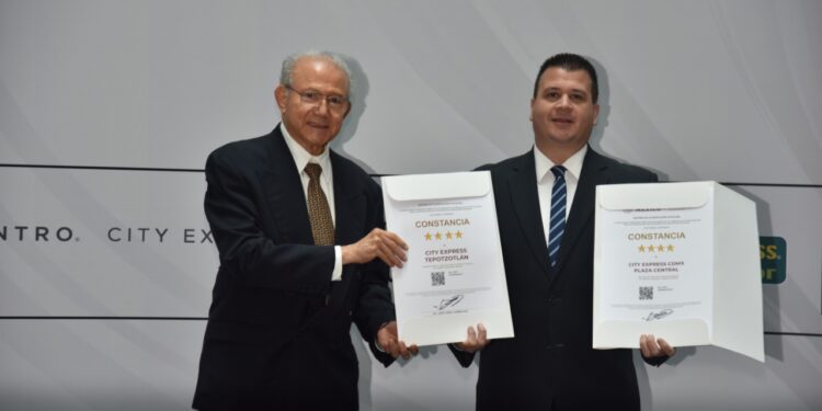 Otorga Sectur constancia de Clasificación Hotelera a Hoteles City en CDMX