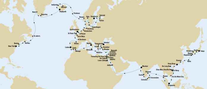 Controtempo, la fascinante vuelta al mundo de Silversea Cruises en 2025
