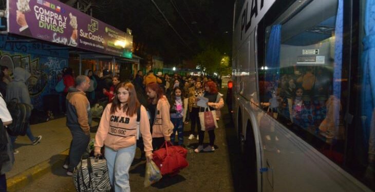 Partieron los primeros grupos de la nueva edición de Viajes de Fin de Curso