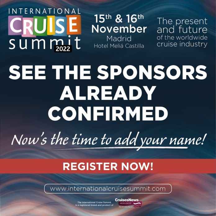 International Cruise Summit 2022 - See the sponsors already confirmed