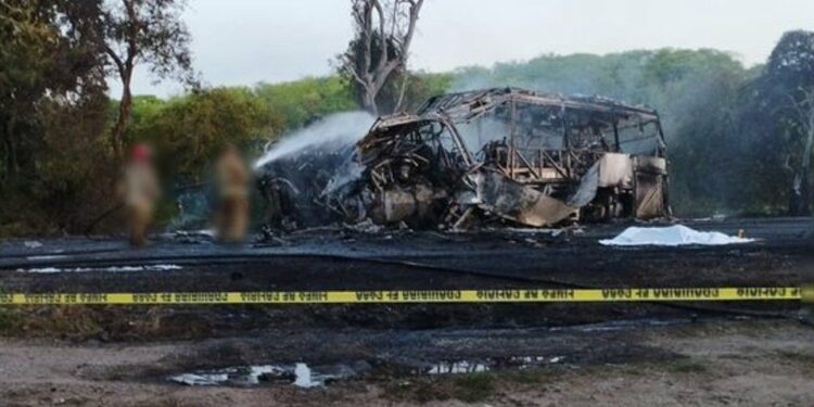 Accidente en carretera Victoria-Monterrey deja 20 muertos