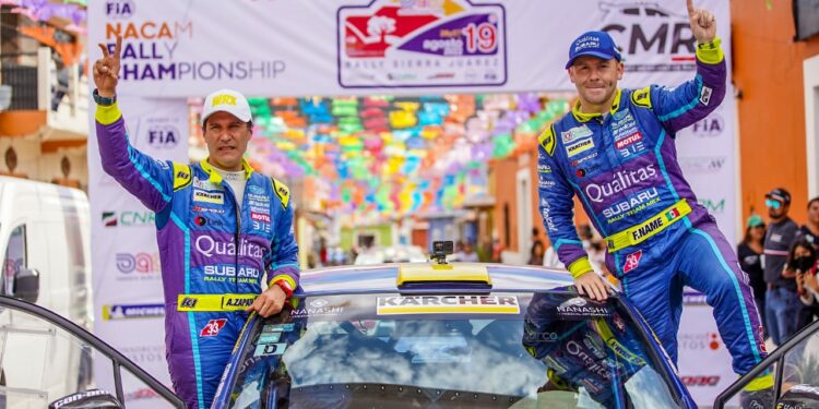 Se llevan Name y Zapata el rally de Oaxaca y consolidan su liderazgo en el G1 dentro del Campeonato Mexicano de Rallies.