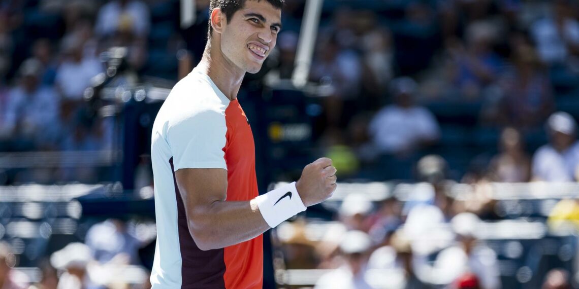 Carlos Alcaraz, en el US Open
