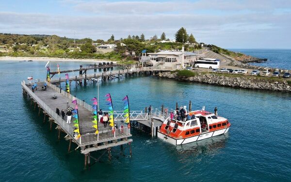Coral Princess reabre visitas de cruceros en Kangaroo Island