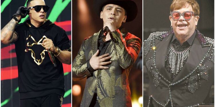 Daddy Yankee, Christian Nodal y Elton John, los shows que ofrece San Antonio para este año