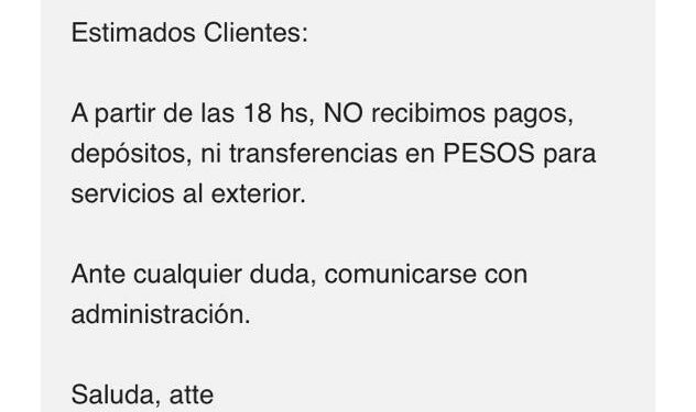 El turismo en alerta: agencias dejaron de tomar pesos para pagar viajes al exterior | Ecos365.com.ar