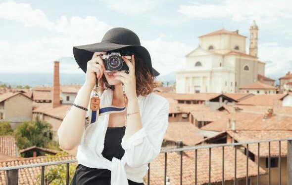 Turista fotografiando
