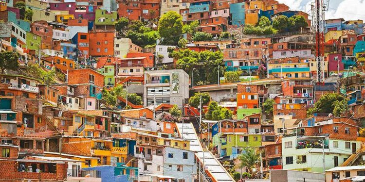 San Javier, comuna número 13 de Medellín, ubicada en el occidente de la ciudad.