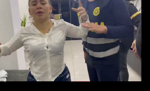 Mujer fue detenida en plena fiesta en su casa con trago y música.